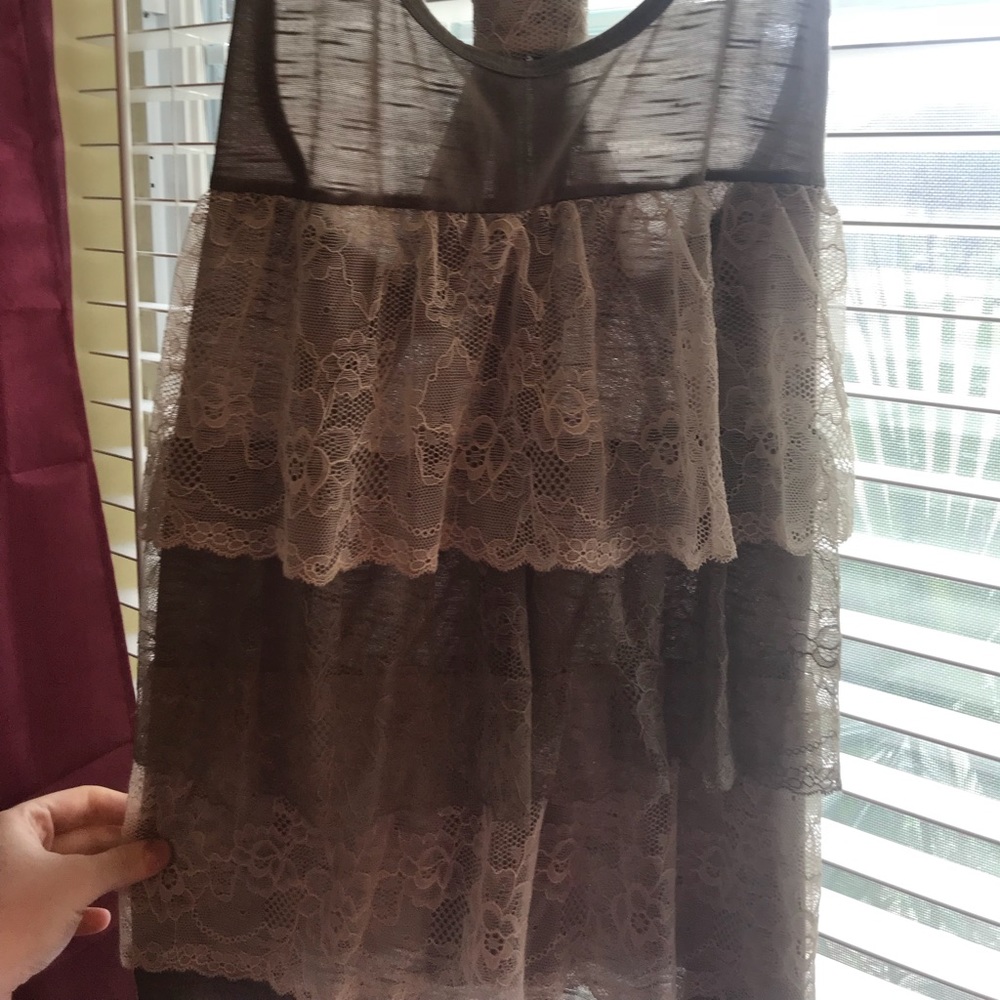 Vanity ruffle floral tank